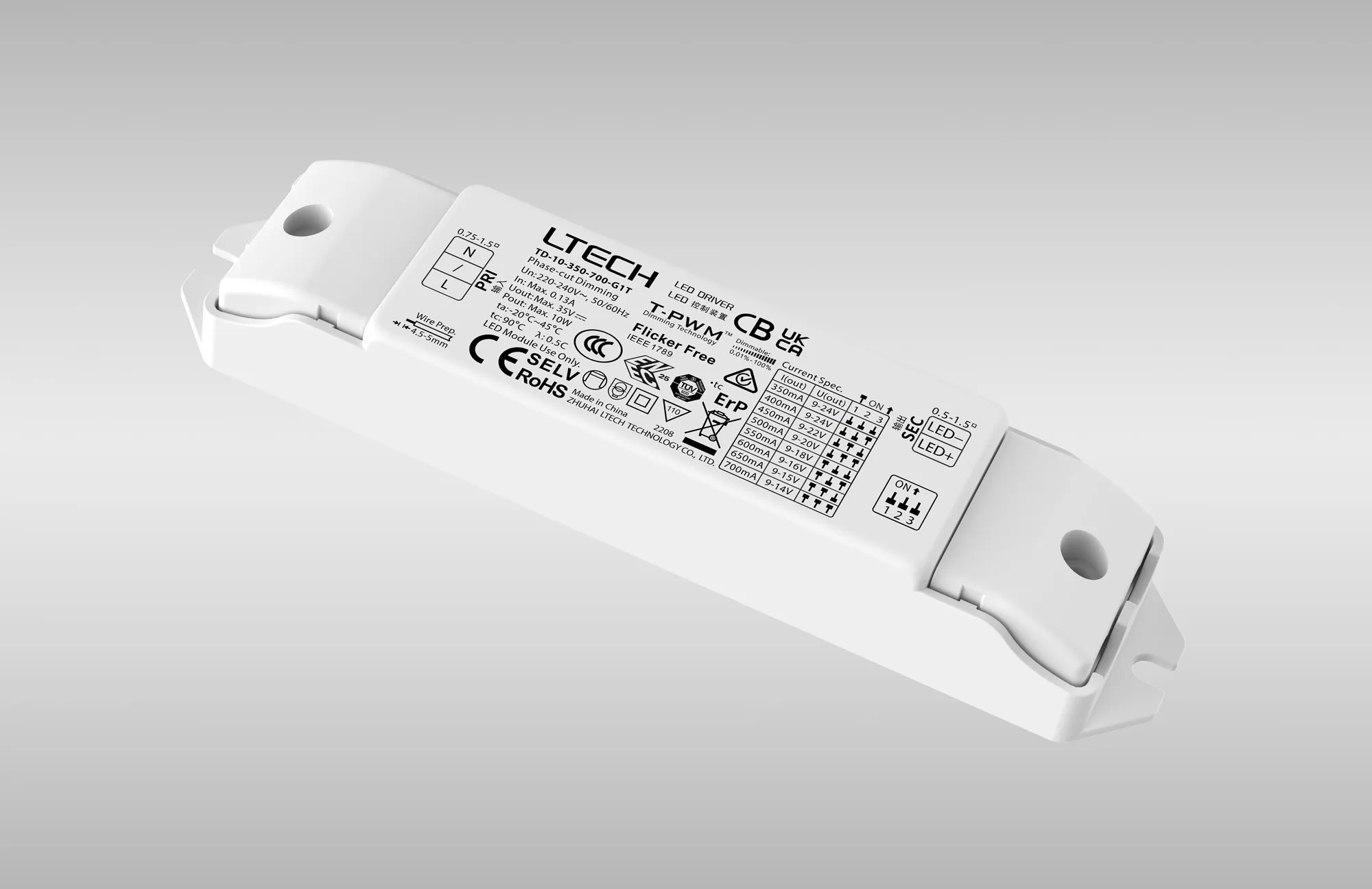 Triac Constant Current Drivers LTECH Phase cut Driver